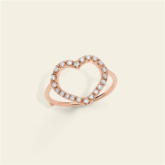 Anneau Marco Gerbella Femme in Or rosé Diamante 0.26 Ct PF-AN-21-DR - PF-AN-21-DR